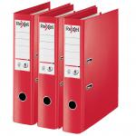 Rexel Foolscap Lever Arch File; Red; 75mm Spine Width; Choices No1 Power - Outer carton of 10
