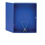 Rexel Colorado Foolscap Lock Spring Box File - Blue (Pack 5)