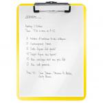 Leitz WOW Clipboard. 75 sheet capacity. A4. Yellow. - Outer carton of 10
