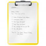 Leitz WOW Clipboard. 75 sheet capacity. A4. Yellow. - Outer carton of 10