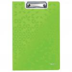 Leitz WOW Clipfolder with cover. A4. Green. - Outer carton of 10