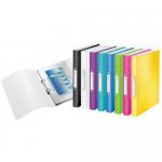 Leitz WOW Ring Binder. Polypropylene. 25 mm, 2 Round Ring mechanism. A4. White - Outer carton of 10