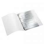 Leitz WOW Ring Binder. Polypropylene. 25 mm, 4 Round Ring mechanism. A4. White - Outer carton of 10