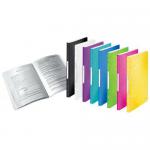 Leitz WOW Display Book Polypropylene. 40 pockets. 80 sheet capacity. A4. Yellow. - Outer carton of 10