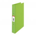 Esselte Standard Ring Binder A4, Polypropylene, 25 mm, 2 Round Ring mechanism, Green - Outer carton of 10