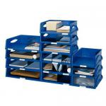 Leitz Sorty Standard Letter Tray W370xD272xH90mm - Blue - Outer carton of 4