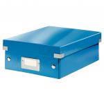 Leitz WOW Click & Store Small Organiser Box, Blue.