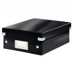 Leitz WOW Click & Store Small Organiser Box, Black.