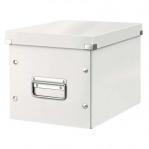 Leitz WOW Click & Store Cube Medium Storage Box, White