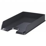 Esselte VIVIDA A4 Europost Letter Tray, Black - Outer carton of 10