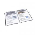 Esselte VIVIDA Display Book rigid, translucent, 20 pockets, 40 sheet capacity, A4, Black - Outer carton of 10