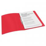 Esselte VIVIDA A4 2.50mm Spine Polypropylene Translucent Ring Binder - Red - Outer carton of 10