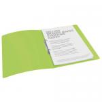 Esselte VIVIDA A4 2.50mm Spine Polypropylene Translucent Ring Binder - Green - Outer carton of 10