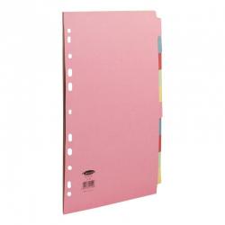 Cheap Stationery Supply of Concord Subject Dividers 10-Part Multipunched 160gsm A4 Assorted 51199 001111 Office Statationery