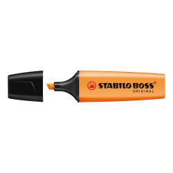 Cheap Stationery Supply of Stabilo Boss Highlighters Chisel Tip 2-5mm Line Orange 70/54/10 Pack of 10 016085 Office Statationery