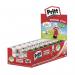 The photo shows a pack of 25 Henkel Glues & Adhesives Pritt Stick Glue. The sticks are solid, washable, and non-toxic. Each stick contains 11gm of glue. The packaging is standard and includes the brand name and product description. The sticks are neatly arranged in the packaging and are ready to be used.