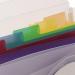 In the photograph, a colourful Elba Expanding File is displayed, featuring 13 pockets made of durable polypropylene material. The vibrant plastic folders are securely fastened with a velcro closure, keeping important documents organized and easily accessible. Its A4 size makes it perfect for storing various paper sizes and the Oxford design adds a touch of professionalism.