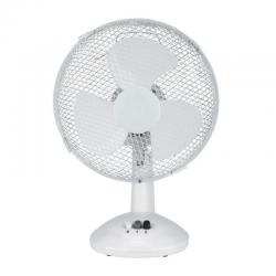 Cheap Stationery Supply of 5 Star Facilities Desk Fan 9 Inch 90deg Oscillating with Tilt & Lock 2-Speed H320mm w/Cable 1.25m White 090091 Office Statationery