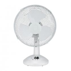 Cheap Stationery Supply of 5 Star Facilities Desk Fan 9 Inch 90deg Oscillating with Tilt & Lock 2-Speed H320mm w/Cable 1.25m White 090091 Office Statationery