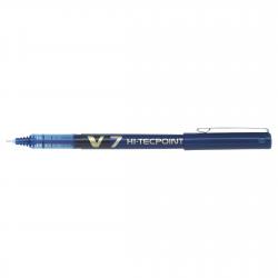 Cheap Stationery Supply of Pilot V7 Hi-Tecpoint Rollerball Pen Liquid Ink 0.7mm Tip 0.4mm Line Blue V703 Pack of 12 Office Statationery