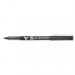 Pilot V5 Hi-Tecpoint Rollerball Pen Liquid Ink 0.5mm Tip 0.3mm Line Black Ref V501 [Pack 12]
