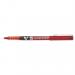 Pilot V5 Hi-Tecpoint Rollerball Pen Liquid Ink 0.5mm Tip 0.3mm Line Red Ref V502 [Pack 12]