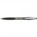 Bic Atlantis Soft Ball Pen Retractable Medium 1.0mm Tip 0.32mm Line Black Ref 9021332 [Pack 12]