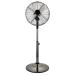 Desk and Pedestal Fan 13 Inch 2 in 1 Adjustable Height 90deg Oscillation with Manual Tilt 3-Speed Silver
