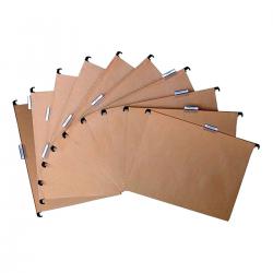 Cheap Stationery Supply of Pierre Henry Suspension Files 15mm V-base A4 Natural 80003 Pack of 10 Office Statationery
