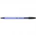 BIC Cristal Soft Ball Pen Medium 1.2mm Tip 0.35mm line Black Ref 951433 [Pack 50]