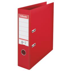 Cheap Stationery Supply of Esselte FSC No. 1 Power Lever Arch File PP Slotted 75mm Spine A4 Red 811330 Pack of 10 108203 Office Statationery