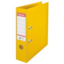 Cheap Stationery Supply of Esselte FSC No. 1 Power Lever Arch File PP Slotted 75mm Spine A4 Yellow 811310 Pack of 10 108211 Office Statationery