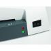In the image, a Fellowes Lunar A4 laminator can be seen, featuring a sleek and modern design. The laminator is placed on a desk, with buttons and controls clearly visible on the front. The machine is surrounded by a white background, making it stand out.