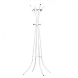 Cheap Stationery Supply of 5 Star Facilities Quarto Four Legged Coat Stand 8 Pegs 4 Hooks Base Diameter 590mm Height of 1780mm White 112968 Office Statationery