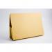 The Exacompta Legal Guildhall Legal Wallet is a yellow double pocket manilla folder made from 315gsm material. It can hold up to 2x35mm sheets of foolscap paper and comes in a pack of 25. The folder is sturdy and professional, with a vibrant yellow color.
