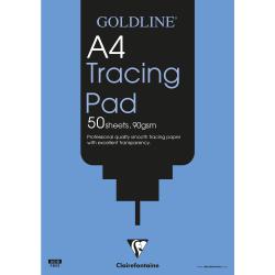 Cheap Stationery Supply of Goldline Professional Tracing Pad 90gsm Acid-free Paper 50 Sheets A4 GPT1A4Z Pack of 5 Office Statationery