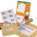 Avery Multipurpose Labels Laser Copier Inkjet 30 per Sheet 70x29.7mm White Ref 3489 [3000 Labels] 126647