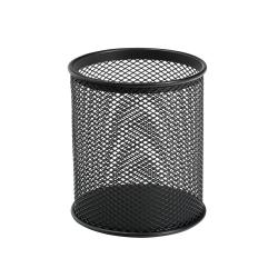 Cheap Stationery Supply of 5 Star Office Pen Pot Wire Mesh DiaxH: 80x95mm Black 126740 Office Statationery