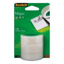 Cheap Stationery Supply of Scotch Magic Tape 19mm x 25m Refill Roll 8-1925R3 Pack of 3 126861 Office Statationery