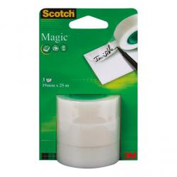 Cheap Stationery Supply of Scotch Magic Tape 19mm x 25m Refill Roll 8-1925R3 Pack of 3 126861 Office Statationery