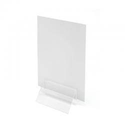 Cheap Stationery Supply of Crystal Menu Holder Clip 50mm Wide Clear 131639 Office Statationery