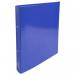 The photo shows a pack of 10 Iderama Ring Binders, made of pressboard and designed for A4 paper, with assorted colors. They have a unique textured exterior and a sturdy metal ring mechanism for easy organization and long-lasting durability.