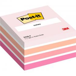 Cheap Stationery Supply of Post-it Note Cube 450 Sheets 76x76mm Pastel Pink/Neon Pink Shades 2028-P Office Statationery