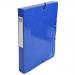 The image shows a pack of 8 Iderama Ring Binders and an Iderama Elastic Filing Box. The binders have a 40mm spine and are designed to hold A4 sized documents. The binders and box come in assorted colors.