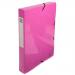 The photograph shows 8 Iderama Ring Binders and an Iderama Elastic Filing Box, all in A4 size. Each binder has a 40mm spine and comes in assorted colors. They are neatly stacked on top of the filing box, with the vibrant colors of the binders standing out against the white background. The elastic closure of the filing box can be seen, keeping everything secure and organized.