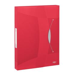 Cheap Stationery Supply of Rexel Choices Box File PP Elastic Strap 40mm Spine A4 Trans Red 2115668 144161 Office Statationery
