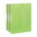 Rexel Choices Box File PP Elastic Strap 40mm Spine A4 Trans Green Ref 2115671