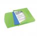 Rexel Choices Box File PP Elastic Strap 40mm Spine A4 Trans Green Ref 2115671