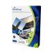 The photo paper is smooth with a matte finish and measures A4 in size. It has a weight of 130gsm and comes in a pack of 100 sheets. The paper is specifically designed for inkjet printers and is perfect for printing high-quality photos.