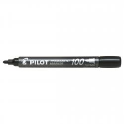 Cheap Stationery Supply of Pilot 100 Permanent Marker Bullet Tip 4.5mm Tip 1mm Line Black 3131910501268 Pack of 15&5 Free 152394 Office Statationery